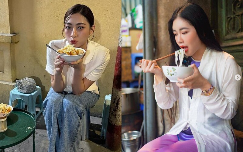 ăn quán vỉa hè của nhóm bạn nữ - Hình 4