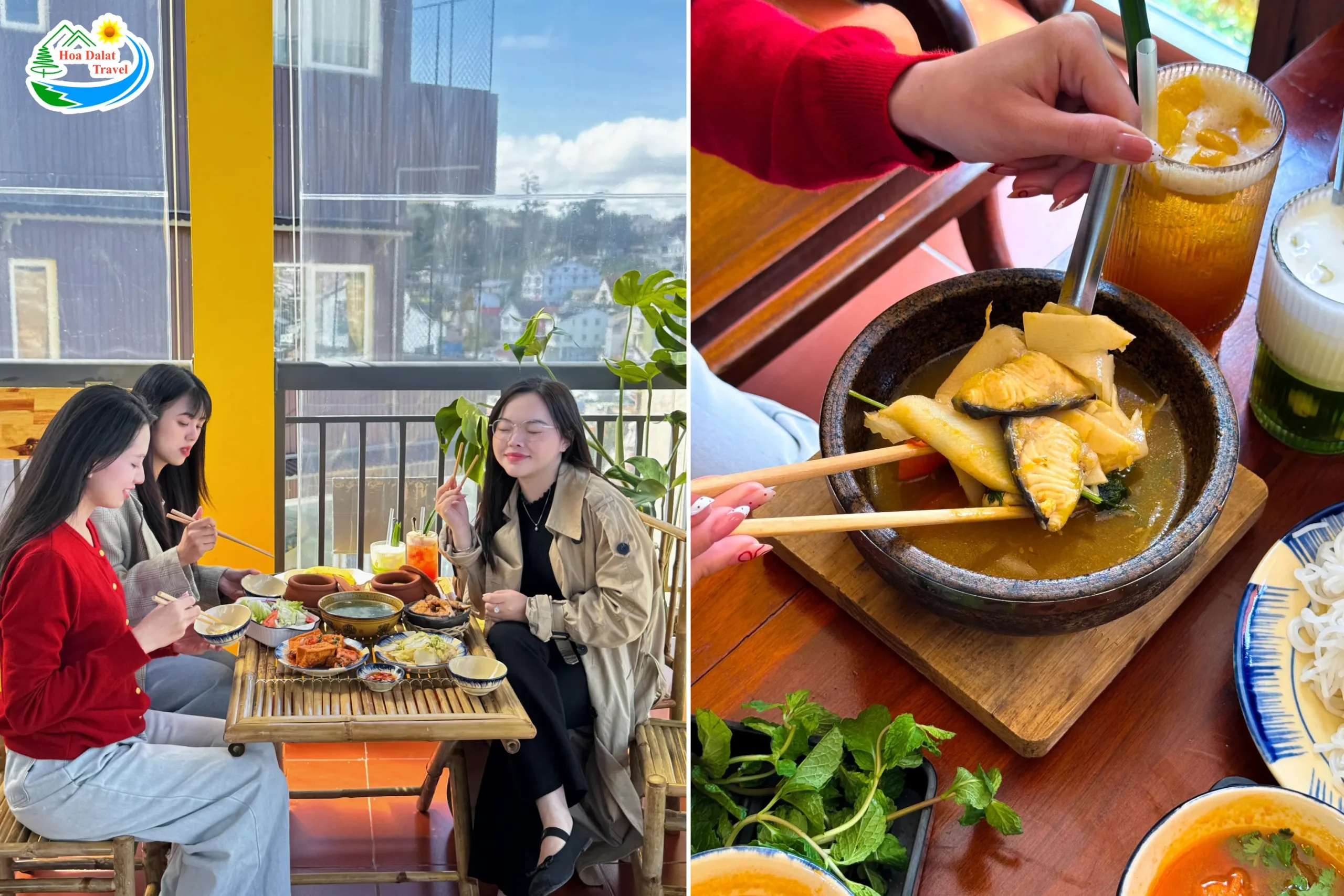 ăn sáng quán người hoa ở đà lạt - Hình 2