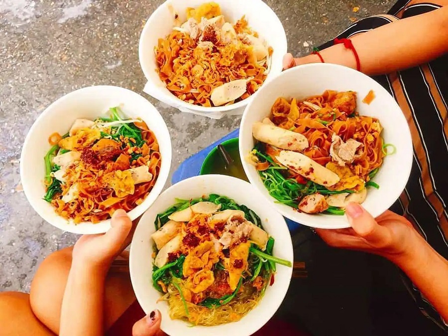 ăn sáng quán vỉa hè hà nội - Hình 2