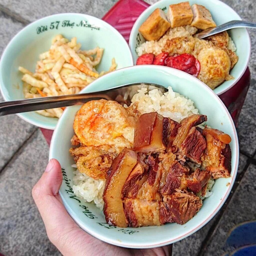 ăn sáng quán vỉa hè hà nội - Hình 4
