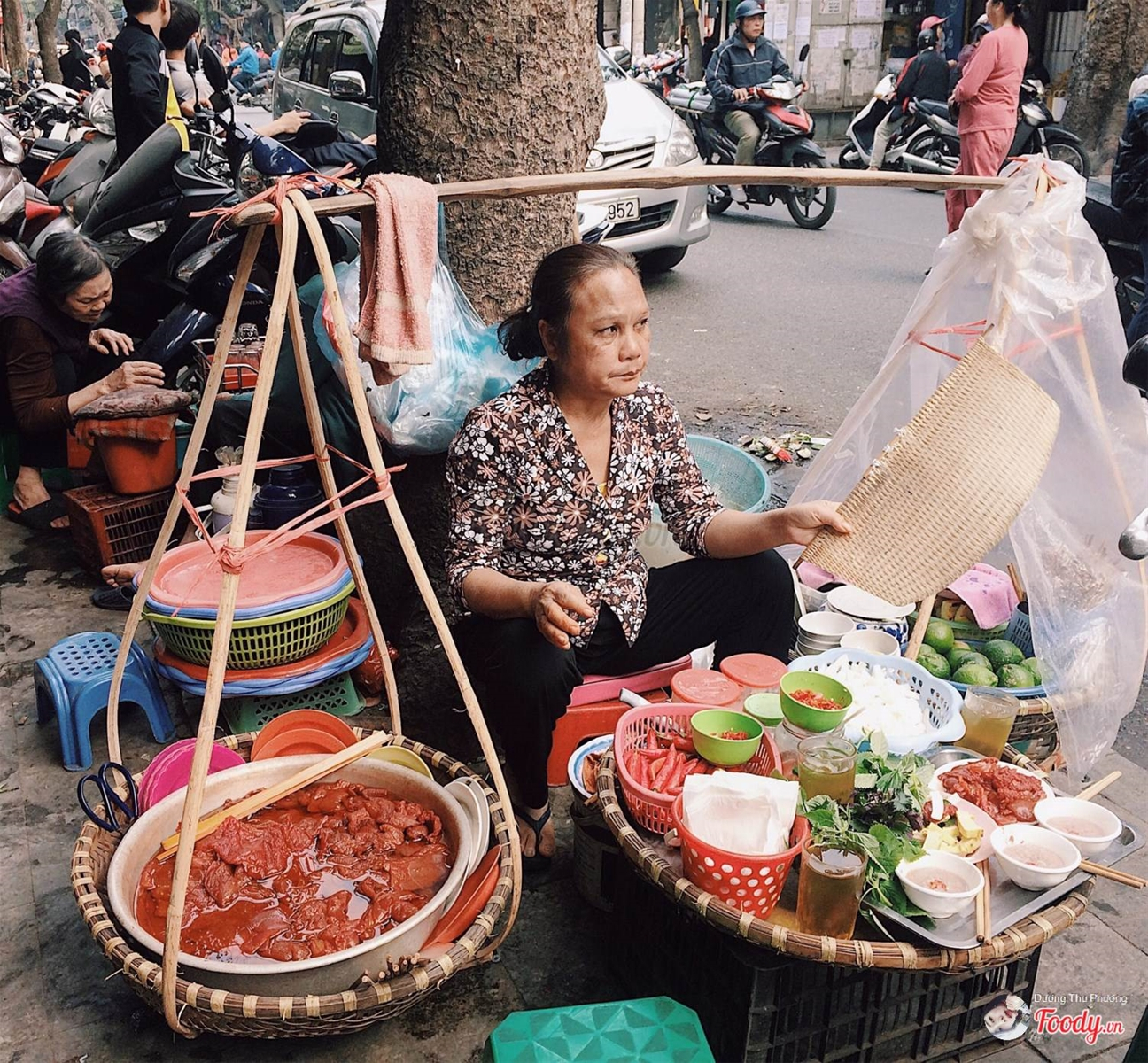 ăn sáng quán vỉa hè hà nội - Hình 5
