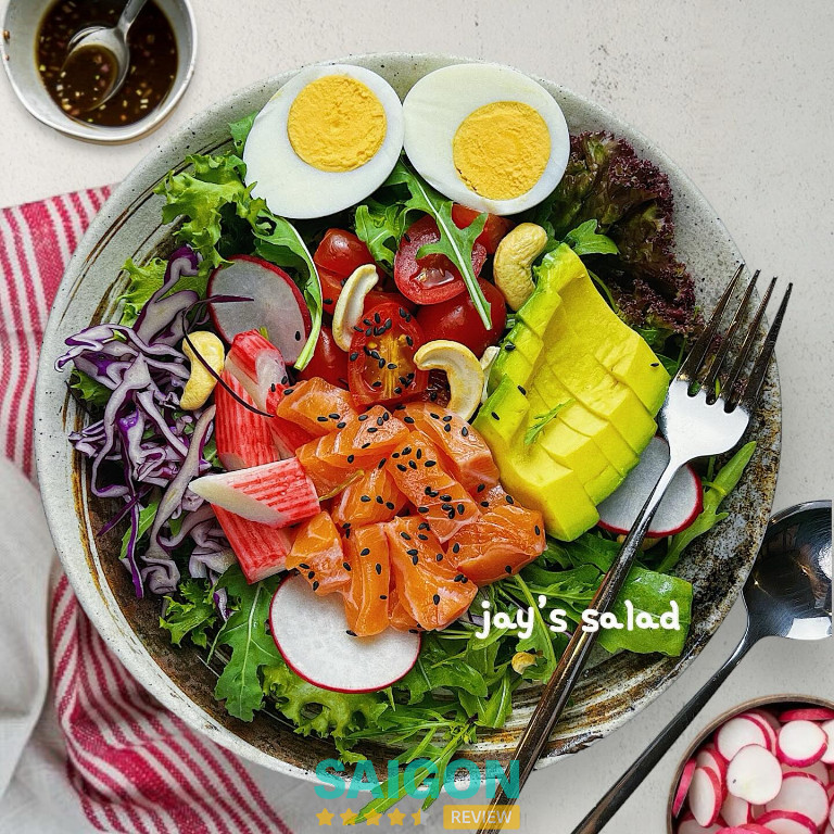 ăn sáng salad quán - Hình 2