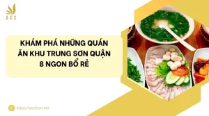 ăn uống khu trung sơn quán 8