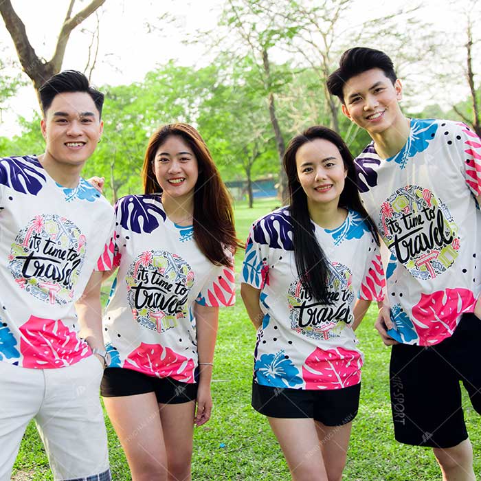 áo thun đồng phục đi du lịch - Hình 3