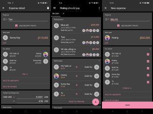 app chia tiền du lịch