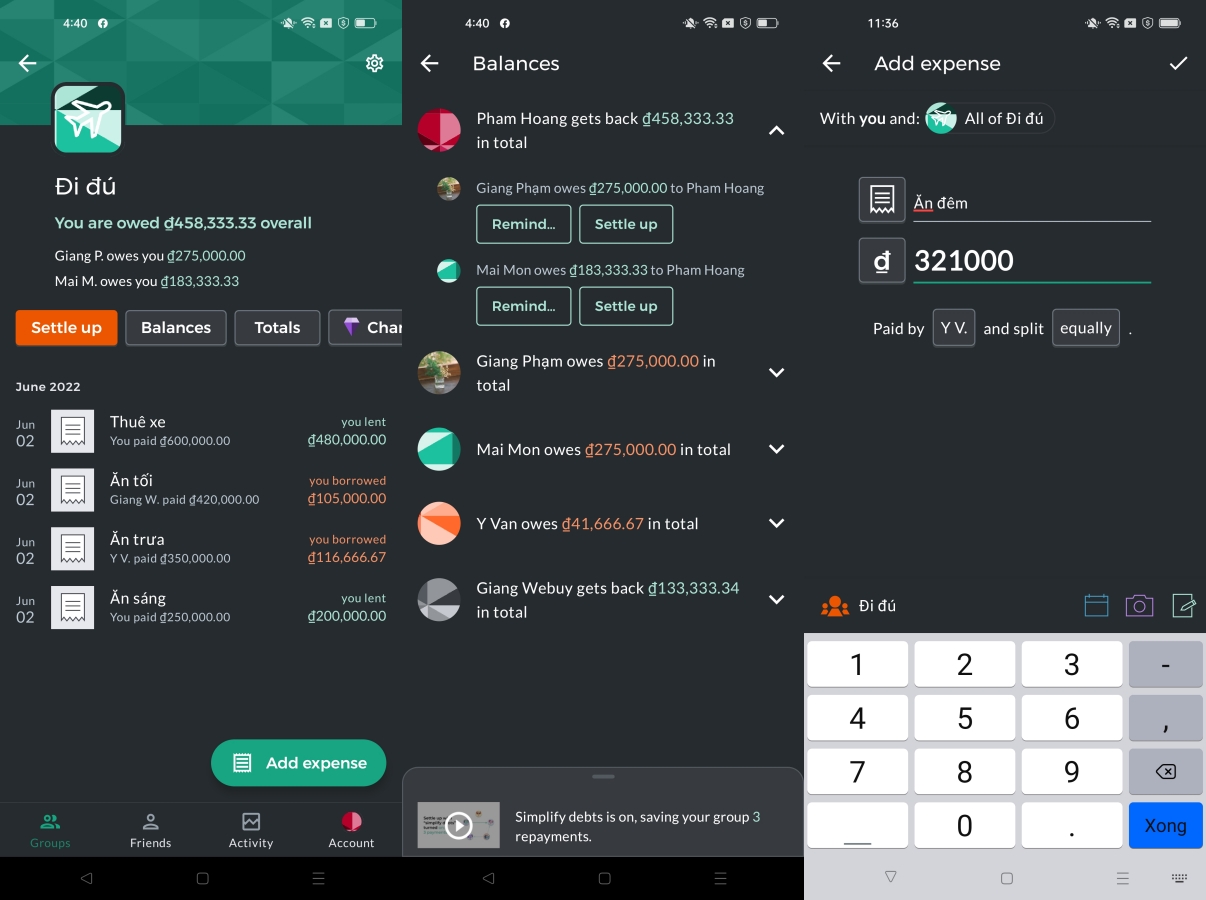 app chia tiền du lịch - Hình 4
