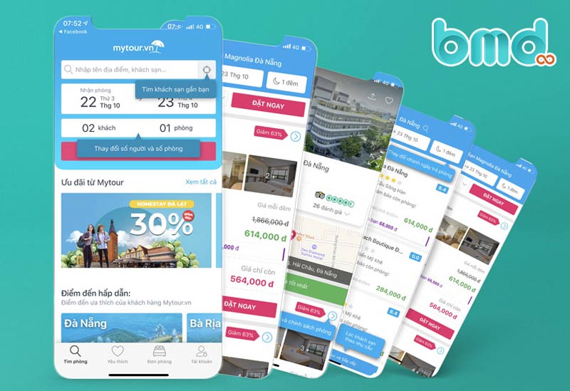 app đặt tour du lịch - Hình 2