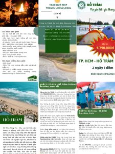 bài tập thiết kế tour du lịch