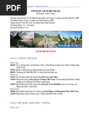 bài tập thiết kế tour du lịch - Hình 3
