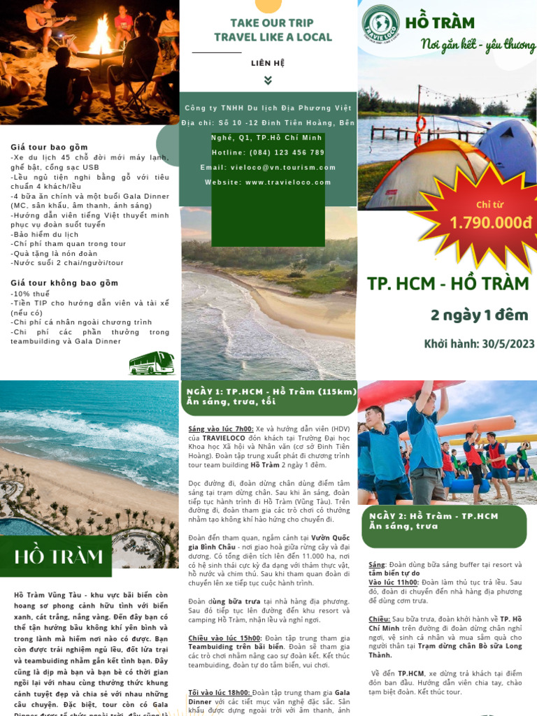 bài tập thiết kế tour du lịch - Hình 1