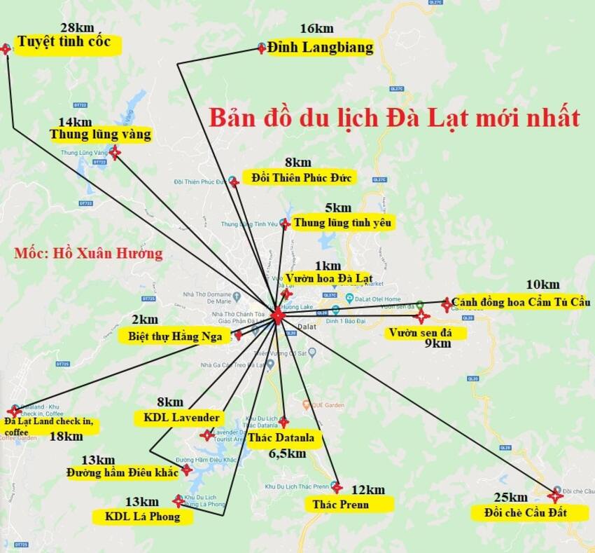 bản đồ các điểm du lịch đà lạt - Hình 4