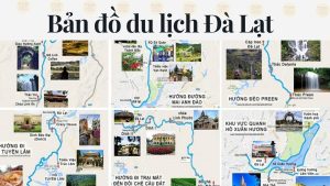 bản đồ đà lạt du lịch