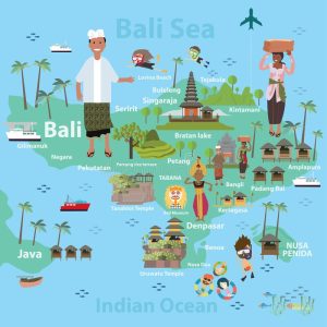 bản đồ du lịch bali