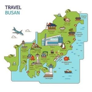 bản đồ du lịch busan