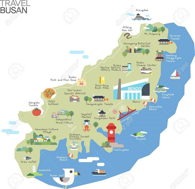 bản đồ du lịch busan - Hình 4