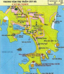 bản đồ du lịch cát bà