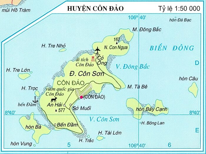 bản đồ du lịch côn đảo - Hình 3