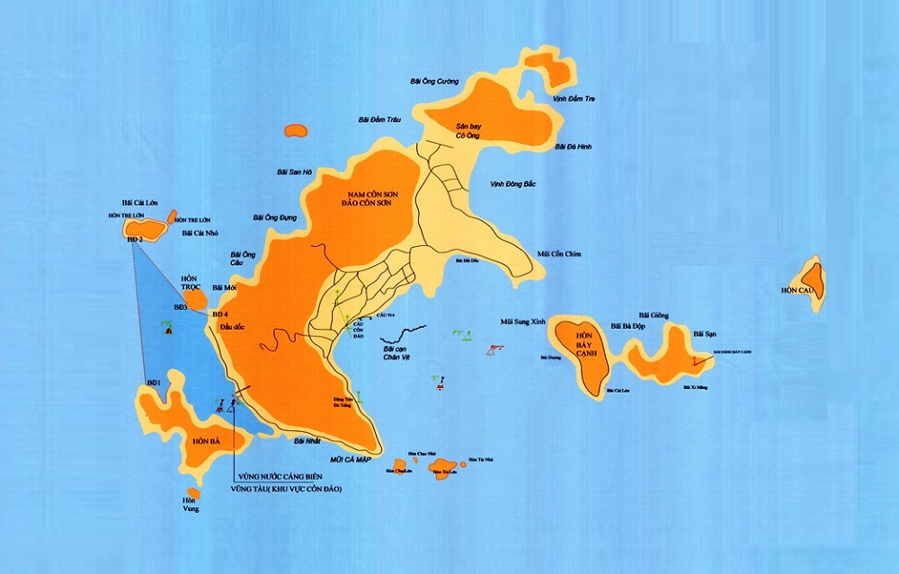 bản đồ du lịch côn đảo - Hình 5