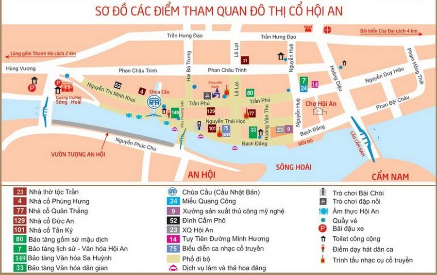 bản đồ du lịch đà nẵng hội an - Hình 2