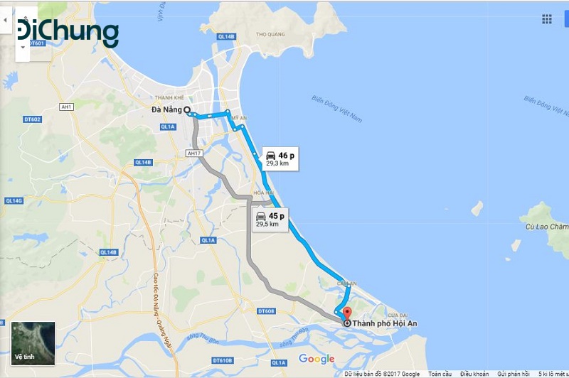 bản đồ du lịch đà nẵng hội an - Hình 3