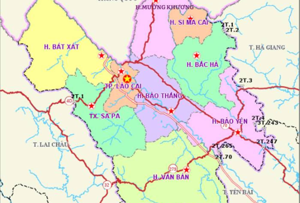 bản đồ du lịch lào cai - Hình 1