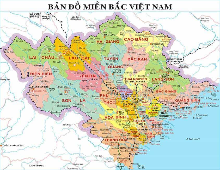 bản đồ du lịch miền bắc việt nam - Hình 5