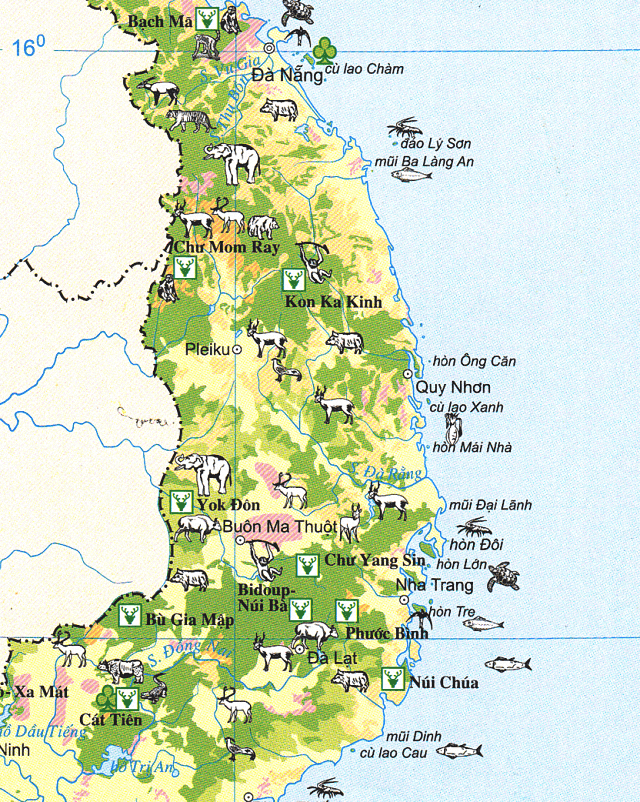 bản đồ du lịch miền trung - Hình 1
