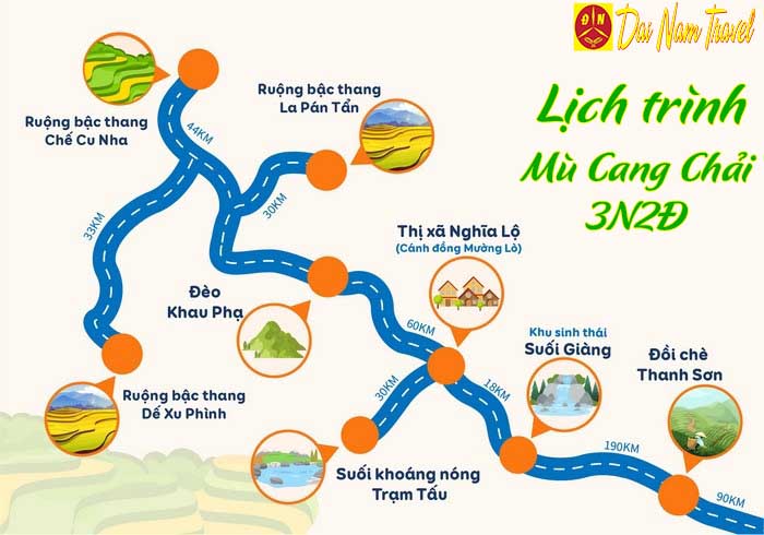 bản đồ du lịch mù cang chải - Hình 3