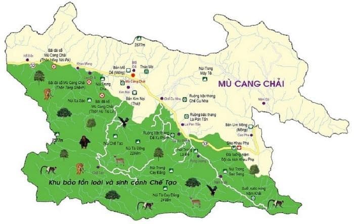 bản đồ du lịch mù cang chải - Hình 4