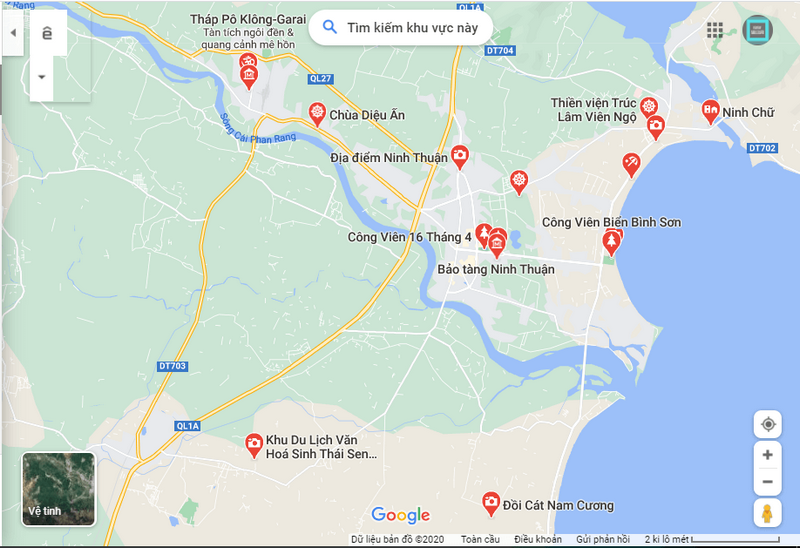 bản đồ du lịch ninh thuận - Hình 2