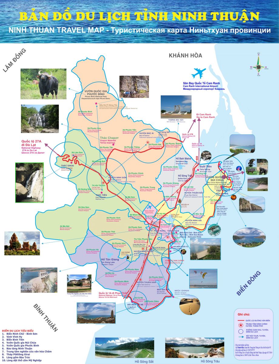 bản đồ du lịch ninh thuận - Hình 3