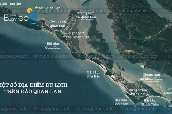 bản đồ du lịch quan lạn - Hình 2