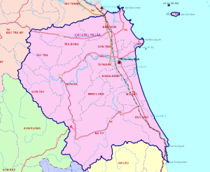 bản đồ du lịch quảng ngãi