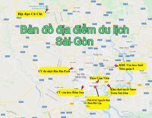bản đồ du lịch sài gòn