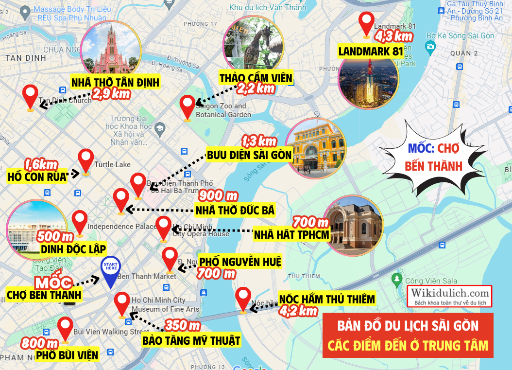 bản đồ du lịch sài gòn - Hình 4