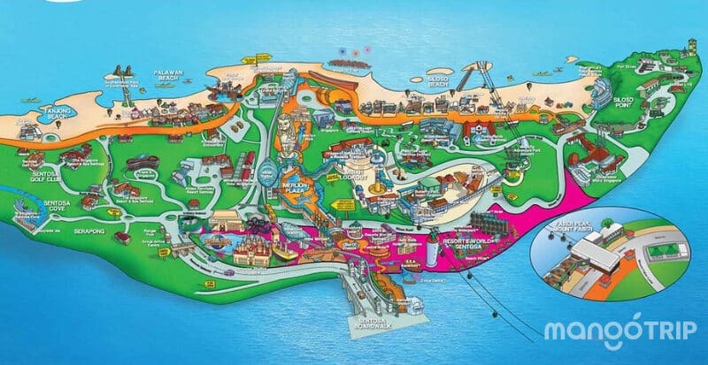 bản đồ du lịch singapore - Hình 2