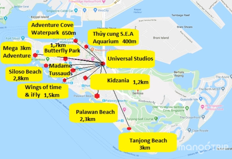 bản đồ du lịch singapore - Hình 3