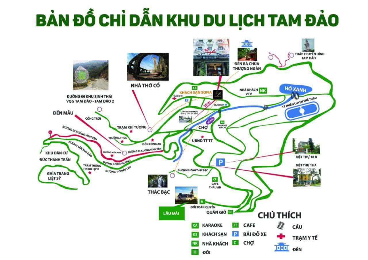 bản đồ du lịch tam đảo - Hình 2