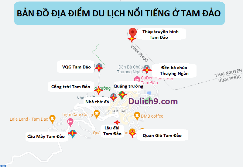 bản đồ du lịch tam đảo - Hình 4