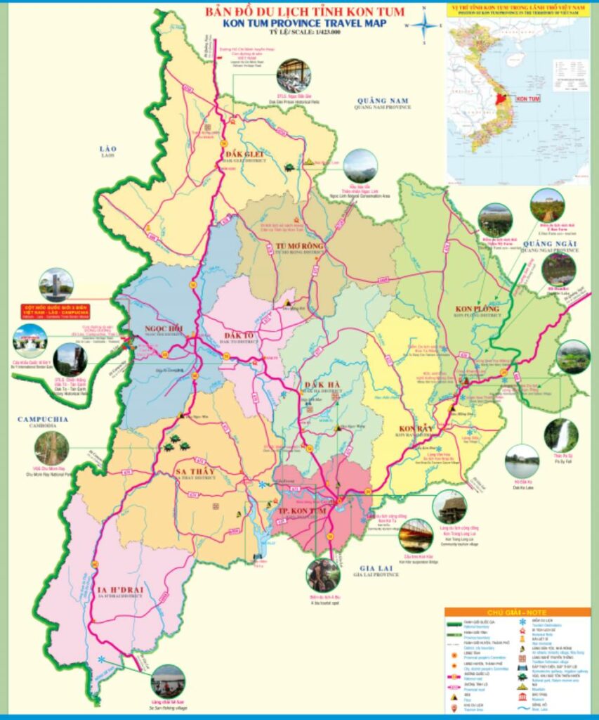 bản đồ du lịch tây nguyên - Hình 4