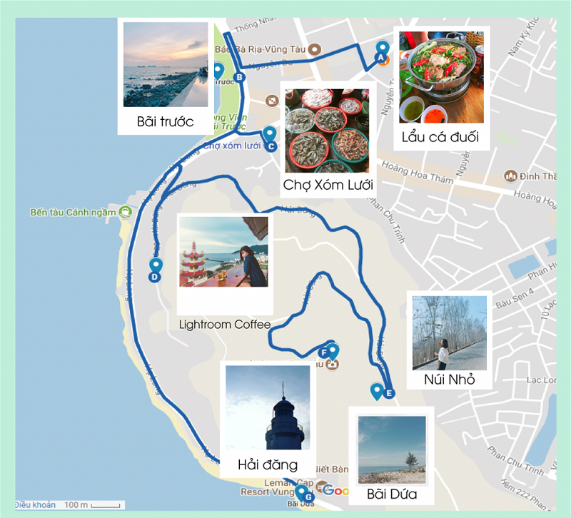 bản đồ du lịch vũng tàu - Hình 2