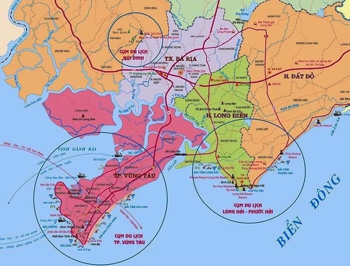 bản đồ du lịch vũng tàu - Hình 1