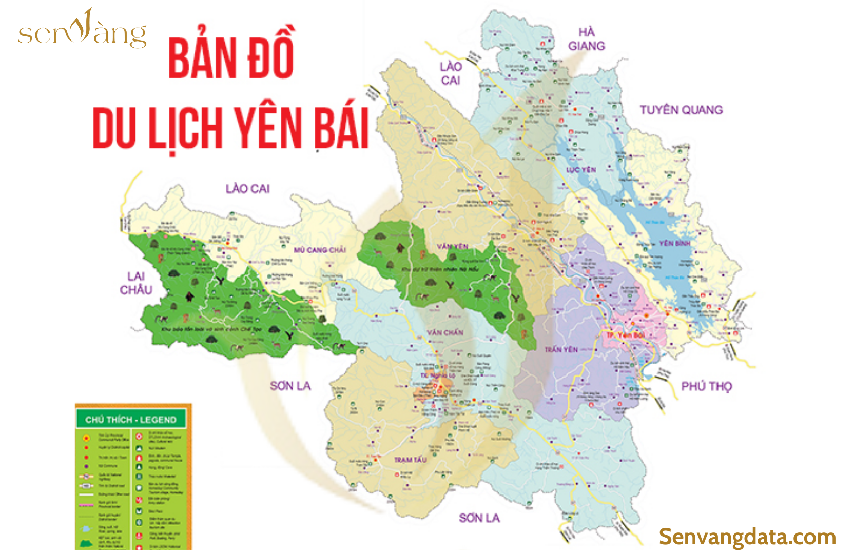 bản đồ du lịch yên bái - Hình 2