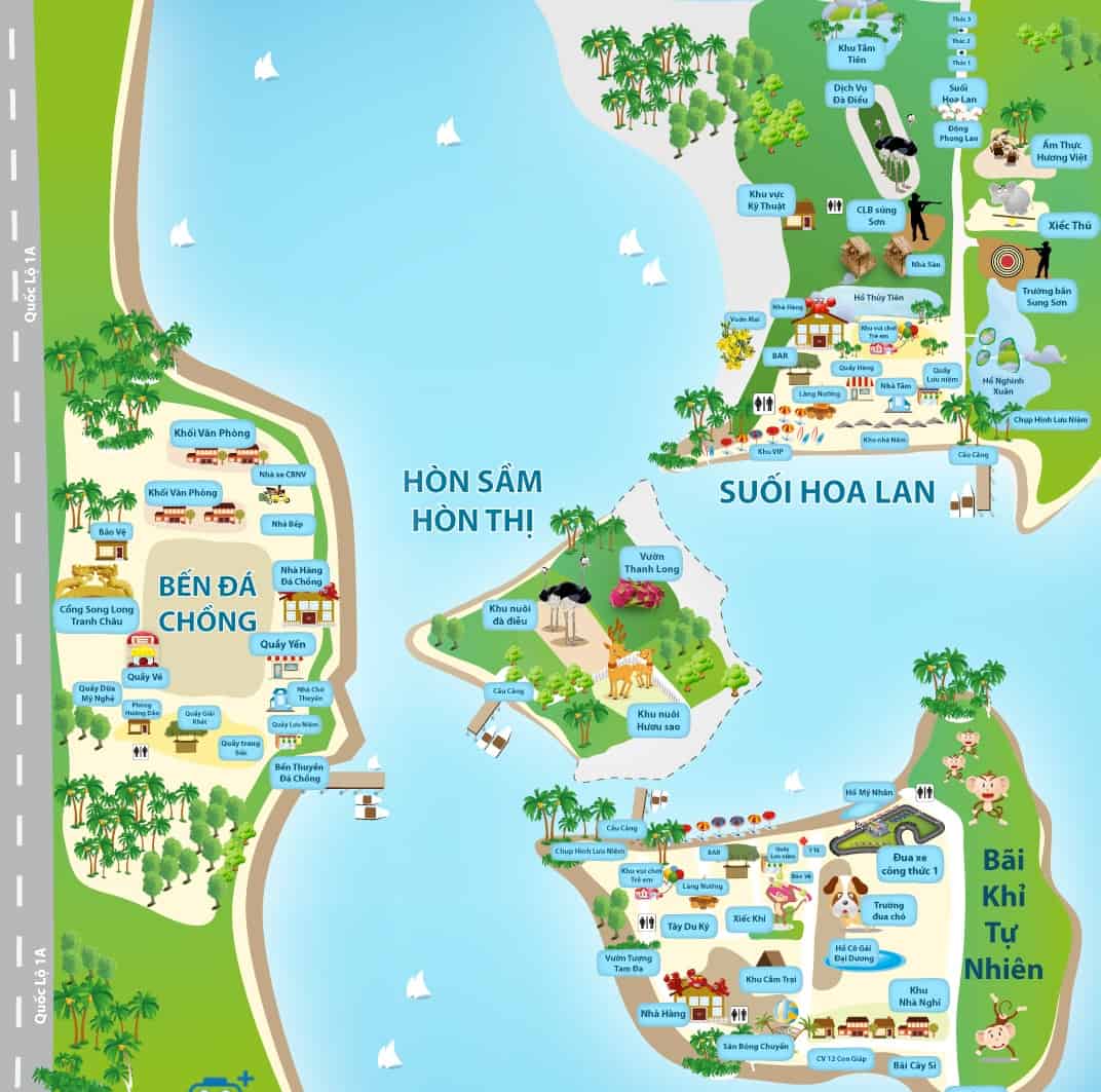 bản đồ khu du lịch - Hình 5