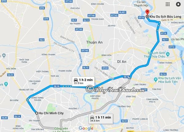 bản đồ khu du lịch bửu long - Hình 3