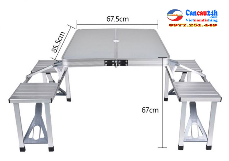 bàn gấp du lịch - Hình 3