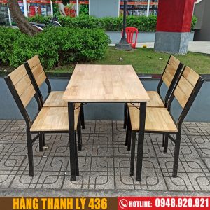bàn ghế quán ăn cũ
