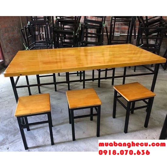 bàn ghế quán ăn thanh lý - Hình 2