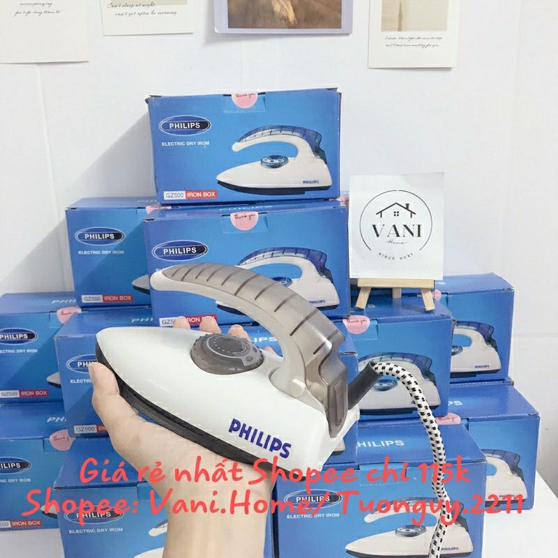 bàn ủi mini du lịch điện máy xanh - Hình 3