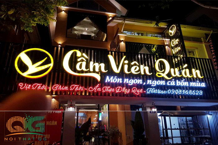 bảng hiệu quán ăn đẹp - Hình 4
